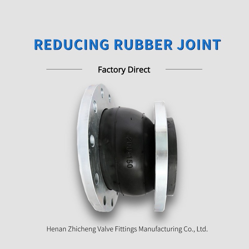 Carbon Steel Galvanized Flange Single Sphere Expansion Joint Flexible Rubber 50mm 80mm 90mm