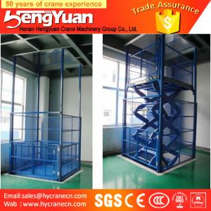 Quality 300kg-3000kg reliable and high-grade guide rail chain hydraulic lift wholesale