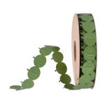 18mm*15y Ultrasonic Pumpkin Wired Ribbon For Halloween Decoration