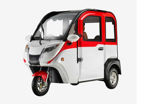 Smart 1200 W Mini Electric Car , 3 Wheels Adjustable Seat Cabin Electric Powered