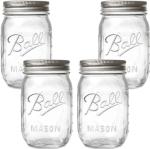 Thickened 16 Oz Wide Mouth Canning Jars Multicolour Heat Insulated