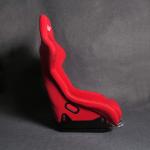 Velvet Material Red Racing Seats Customizable Soft Racing Bucket Seats