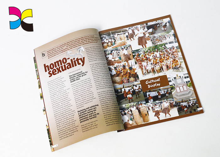 Matt Laminated Custom Magazine Printing With Air Shipping Gloss Matt Varnish