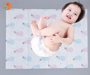 Quality Large Size Disposable Baby Changing Pads Folding Non Woven Fabric wholesale