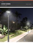 Garden Lamp 30W 3000-6000K IP65 600*600*520MM 5.8KG 140-76MM 3-6M