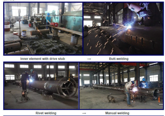 Non Stair Key Kelly Bar Piling , Bored Pile Equipment Convenient Anti Corrosion