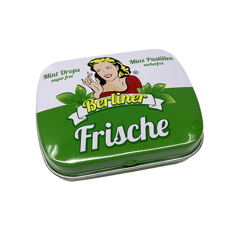 Mini Hinged Candy Metal Tin Box Wholesale Mint Tin Containers with Lids Small Metal Case