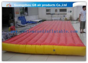 Quality Red Interactive Inflatable Sports Games Air Mattress For Gym Bungee Jumping wholesale