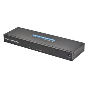 Quality Black 3840x2160 30Hz 1x8 DVI Signal Splitter wholesale