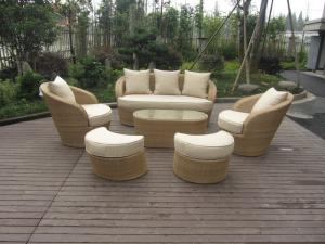Quality garden rattan sofa set wholesale