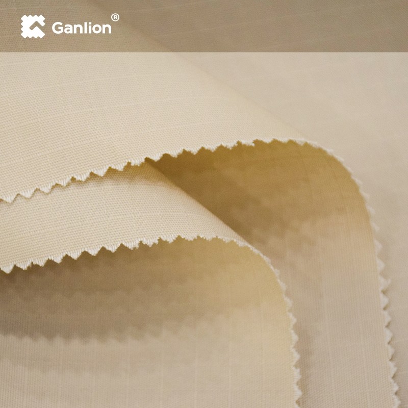 Polyester Cotton Sorona Stretch Teflon Workwear Fabric 225GSM