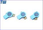 Brightness Button LED Light 8GB Pen Drives Twister Resin Dome Logo