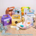 Holographic Gift Box Cake Candy Biscuit Packaging Portable Carton For Wedding