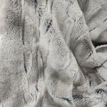380GSM Blanket Faux Fur Fabric 100% Polyester Pv Fleece