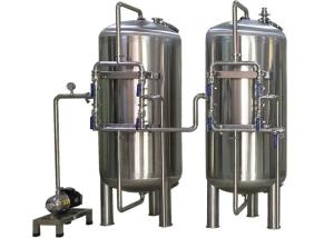Quality Stainless Steel 304 Ultrapure Water System For Dialysis / Drinking / Boiler Filter Plant wholesale