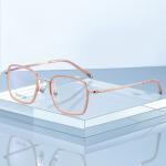 Acetate Titanium Ultra Light Glasses CE Metal Box Clear Lens