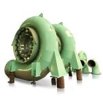 Vertical Water Turbine Generator Brushless 450-1000 RPM Air Cooled 220V-690V 50