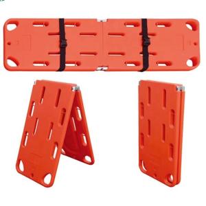 Quality 2 Folded Collapsible Spine Board Orange Ems Spine Board For Outdoor Survival wholesale