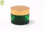 1 OZ Custom Cosmetic Packaging Containers Green Glass Material Made