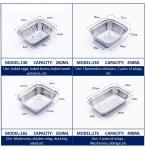 Manufacture by Ourself and Good Quality Disposable Square Aluminum Foil Lunch