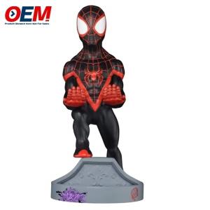 Quality Custom Spiderman Phone Holder Made 18cm High Character Figure Portable Phone Holder Phone Stand wholesale