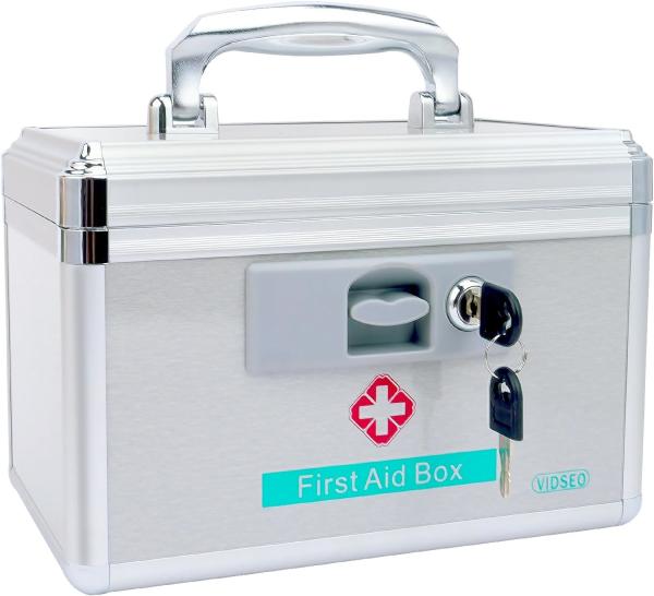 Medication Lock Box With Key, Locked Medicine Box, Lock Box For Medication,