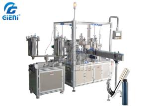 China 20L Stainless Steel Tank Rotary Type Mascara Filling And Capping Machine on sale