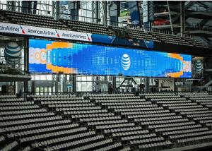 Quality Pixel Pitch 10mm Led Perimeter Advertising Boards , High Brightness Led Display SMD3535 wholesale