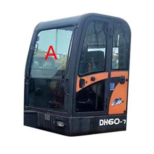Quality Solar 55V-WV DH60-7 Excavator Window Replacement Windshield wholesale