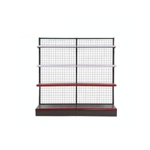 Quality Euro style supermarket gondola shelves grid shelf retail store shelving wholesale