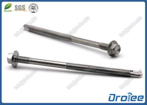 Quality Stainless Hex Washer Head Double Thread Self-drilling Screw for Steel Structure wholesale