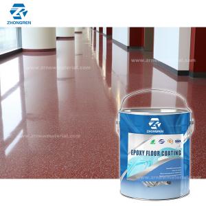 Quality Bright Smooth Appearance Waterborne Epoxy Floor Paint Abrasion Resistant wholesale