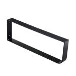 Matte Black Stainless Steel Towel Bar Self Adhesive Bathroom Wall Mounted Towel