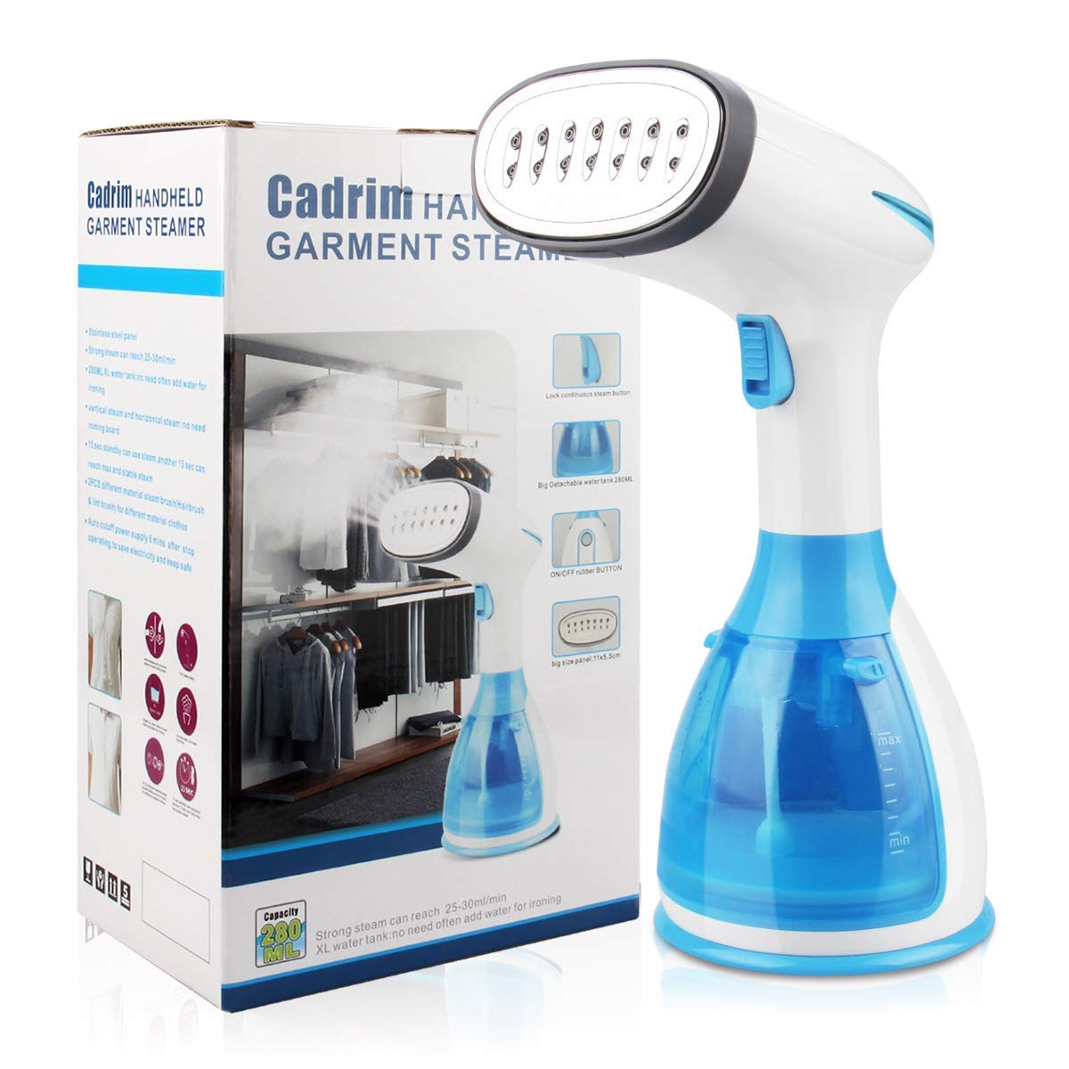 Voltage 220/110v Handheld Garment Steamer for Portable and Convenient Ironing
