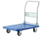 Silent Durable Plastic Platform Trucks , Hand Truck Trolley 150kg