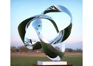 Quality Custom Size Mirror Polished Stainless Steel Sculpture Modern Art Sculpture wholesale