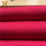 150D*150D Red Wavy Weft Woven Herringbone Fabric for Medium Weight Backpacks and