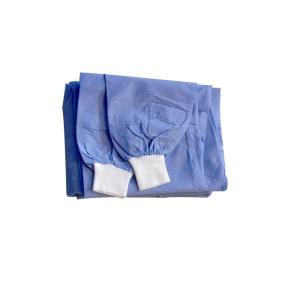 Quality Personal Protective Equipment 40g Non Woven Isolation Gown wholesale