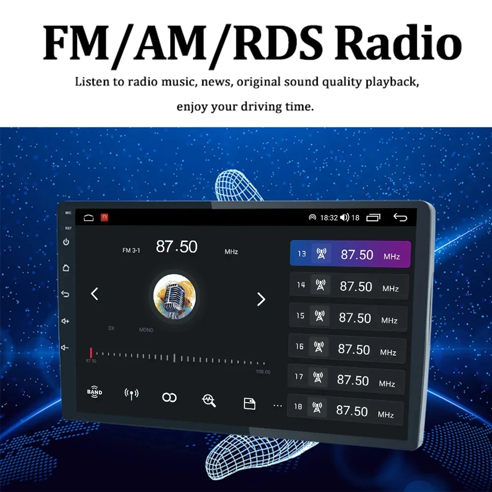 Universal 1Din Car DVD MP3 MP4 Player Built-in WiFi Connection Car Monitor MP5 Stereo
