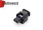 2 Pin Female Black Waterproof Automotive Connector Housing For Benz BMW Audi