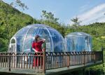 Crystal Dome House Luxury Glamping Tents With LED Lighting