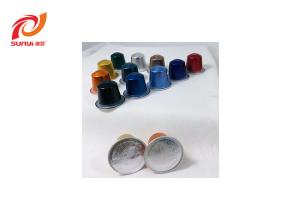 Quality Recyclable Aluminum Compatible Nespresso Coffee Capsules / Empty Aluminum Nespresso Capsules wholesale