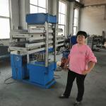 50 Ton 550*550 Paver Tile Making Machine Four Flooring Tile Rubber Mold