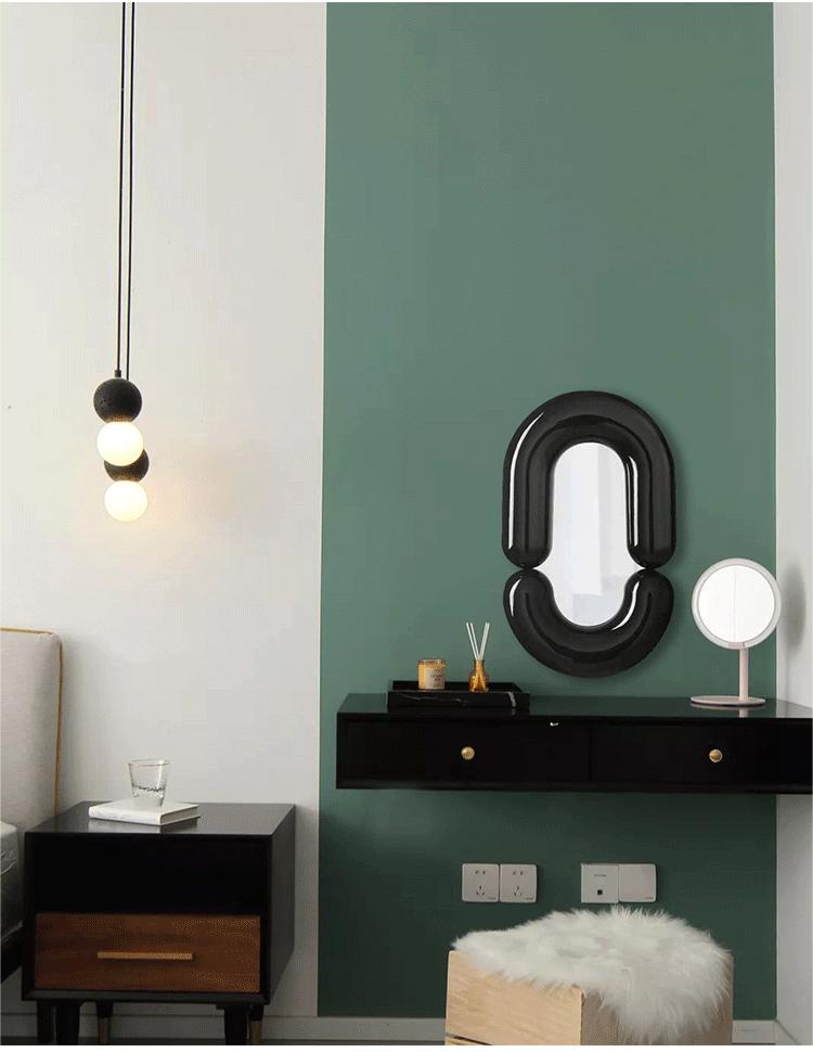 Oval Bathroom Led Wall Full Length Mirror Hanging Vanity Tall Mirror