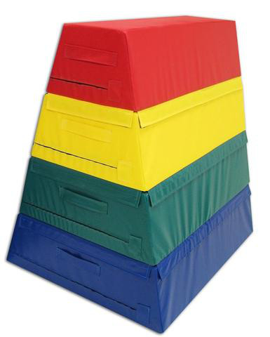Gymnastics Training Jump Pommel Horse Trapezoid Geili Four Foam Vaulting Box