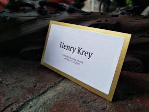 Quality Simple Premium Embossed Business Cards , Square Letterpress Business Cards wholesale