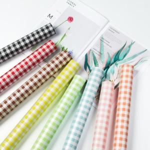 Quality 8 colors Tissue Wrapping Paper 60x60cm Square Shape With Bright Film wholesale
