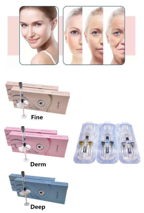 1ml 2ml Collagen Gel Hyaluronic Acid Dermal Filler For Nose Lip