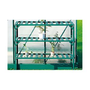 Quality Green Aluminum 3 Tier Hanging Shelf 1.0mm 1.2mm With Powder Coating wholesale