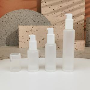 Quality 15ml 30ml 50ml Airless Vacuum Pump Bottle Frosted Matt For Lotion Cream Foundation Serum wholesale